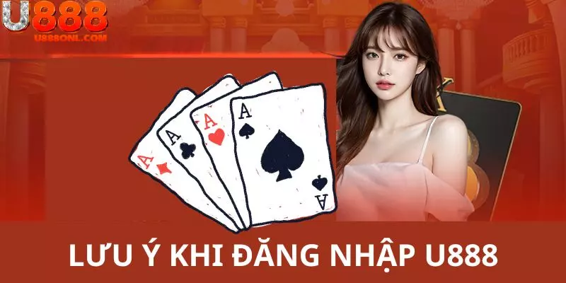 Những nội dung mà bạn cần chú ý đến khi đăng nhập U888